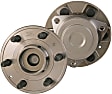 SET-MO512657-2 Rear, Driver and Passenger Side Wheel Hub, 6 Lugs, With Bearing