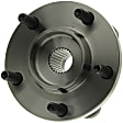 SET-MO513123-2 Front, Driver and Passenger Side Wheel Hub, 5 Lugs, With Bearing, Problem Solver Series