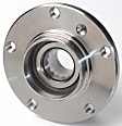 SET-MO513125-2 Front, Driver and Passenger Side Wheel Hub, 5 Lugs, With Bearing, RWD, Problem Solver Series