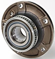 SET-MO513125-2 Front, Driver and Passenger Side Wheel Hub, 5 Lugs, With Bearing, RWD, Problem Solver Series