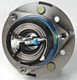 SET-MO513137-2 Front, Driver and Passenger Side Wheel Hub, 5 Lugs, With Bearing, FWD, Problem Solver Series