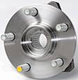 SET-MO513138-2 Front, Driver and Passenger Side Wheel Hub, 5 Lugs, With Bearing, Problem Solver Series
