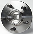 SET-MO513158-2 Front, Driver and Passenger Side Wheel Hub, 5 Lugs, With Bearing, Problem Solver Series