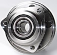 SET-MO513158-2 Front, Driver and Passenger Side Wheel Hub, 5 Lugs, With Bearing, Problem Solver Series