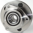 SET-MO513159-2 Front, Driver and Passenger Side Wheel Hub, 5 Lugs, With Bearing, Problem Solver Series