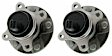 SET-MO513163-2 Front, Driver and Passenger Side Wheel Hub, 5 Lugs, With Bearing, 4.3L, 8Cyl, Problem Solver Series