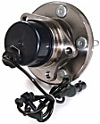 SET-MO513167-2 Front, Driver and Passenger Side Wheel Hub, 5 Lugs, With Bearing, Problem Solver Series