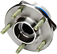 SET-MO513179-2 Front, Driver and Passenger Side Wheel Hub, 5 Lugs, With Bearing