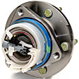 SET-MO513179-2 Front, Driver and Passenger Side Wheel Hub, 5 Lugs, With Bearing