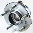SET-MO513203-2 Front, Driver and Passenger Side Wheel Hub, 5 Lugs, With Bearing, Problem Solver Series