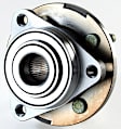 SET-MO513205-2 Front, Driver and Passenger Side Wheel Hub, 4 Lugs, With Bearing, Problem Solver Series