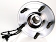 SET-MO513207-2 Front, Driver and Passenger Side Wheel Hub, 5 Lugs, With Bearing, Problem Solver Series