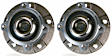 SET-MO513210-2 Front, Driver and Passenger Side Wheel Hub, 5 Lugs, With Bearing, Problem Solver Series