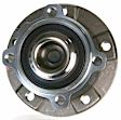 SET-MO513210-2 Front, Driver and Passenger Side Wheel Hub, 5 Lugs, With Bearing, Problem Solver Series