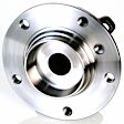 SET-MO513210-2 Front, Driver and Passenger Side Wheel Hub, 5 Lugs, With Bearing, Problem Solver Series