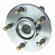 SET-MO513219-2 Front, Driver and Passenger Side Wheel Hub, 5 Lugs, With Bearing, Problem Solver Series