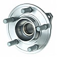 SET-MO513225-2 Front, Driver and Passenger Side Wheel Hub, 5 Lugs, With Bearing, Problem Solver Series