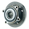 SET-MO513226-2 Front, Driver and Passenger Side Wheel Hub, 4 Lugs, With Bearing, 1.6L, 4Cyl, Problem Solver Series