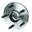 SET-MO513228-2 Front, Driver and Passenger Side Wheel Hub, 5 Lugs, With Bearing, Problem Solver Series