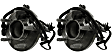 SET-MO513230-2 Front, Driver and Passenger Side Wheel Hub, 5 Lugs, With Bearing, 4.6L, 8Cyl, Problem Solver Series