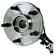 SET-MO513234-2 Front, Driver and Passenger Side Wheel Hub, 5 Lugs, With Bearing, Problem Solver Series