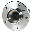 SET-MO513254-2 Front, Driver and Passenger Side Wheel Hub, 5 Lugs, With Bearing, Problem Solver Series