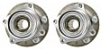 SET-MO513265-2 Front, Driver and Passenger Side Wheel Hub, 5 Lugs, With Bearing, 1.5L, 4Cyl, Problem Solver Series