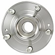 SET-MO513266-2 Wheel Hub, 5 Lugs, With Bearing, Problem Solver Series