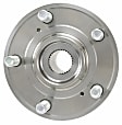 SET-MO513267-2 Front, Driver and Passenger Side Wheel Hub, 5 Lugs, With Bearing, Problem Solver Series
