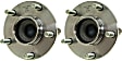 SET-MO513268-2 Front, Driver and Passenger Side Wheel Hub, 5 Lugs, With Bearing, RWD, 3.5L, 6Cyl, Problem Solver Series