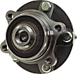 SET-MO513268-2 Front, Driver and Passenger Side Wheel Hub, 5 Lugs, With Bearing, RWD, 3.5L, 6Cyl, Problem Solver Series