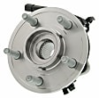 SET-MO513270-2 Front, Driver and Passenger Side Wheel Hub, 5 Lugs, With Bearing, Problem Solver Series