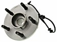 SET-MO513271-2 Front, Driver and Passenger Side Wheel Hub, 5 Lugs, With Bearing, Problem Solver Series
