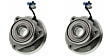 SET-MO513276-2 Front, Driver and Passenger Side Wheel Hub, 5 Lugs, With Bearing, Problem Solver Series