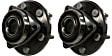 SET-MO513277-2 Front or Rear, Driver and Passenger Side Wheel Hub, 6 Lugs, With Bearing,, Problem Solver Series