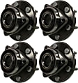 SET-MO513277-4 Front and Rear, Driver and Passenger Side Wheel Hub, 6 Lugs, With Bearing, 3.6L, 6Cyl, Problem Solver Series