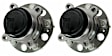 SET-MO513278-2 Front, Driver and Passenger Side Wheel Hub, 5 Lugs, With Bearing, Problem Solver Series