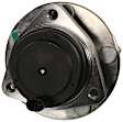 SET-MO513280-2 Front, Driver and Passenger Side Wheel Hub, 5 Lugs, With Bearing, Problem Solver Series