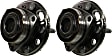 2013 Chevrolet Malibu - Front or Rear, Driver and Passenger Side Wheel Hub,  4-Wheel ABS, FWD, Sedan, 5 Lugs, With Bearing, Problem Solver Series