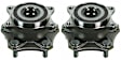 SET-MO513290-2 Wheel Hub, 5 Lugs, With Bearing, Problem Solver Series