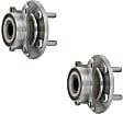 SET-MO513293-2 Front, Driver and Passenger Side Wheel Hub, 5 Lugs, With Bearing, 3.5L, 6Cyl, Problem Solver Series