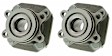 SET-MO513297-2 Front, Driver and Passenger Side Wheel Hub, 4 Lugs, With Bearing, 2.0L, 4Cyl