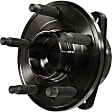 SET-MO513315-2 Front, Driver and Passenger Side Wheel Hub, 5 Lugs, With Bearing,, Problem Solver Series