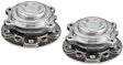 SET-MO513323-2 Front, Driver and Passenger Side Wheel Hub, 5 Lugs, Sensor Included