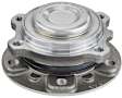 SET-MO513323-2 Front, Driver and Passenger Side Wheel Hub, 5 Lugs, Sensor Included