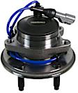 SET-MO513327-2 Front, Driver and Passenger Side Wheel Hub, 5 Lugs, With Bearing, RWD, 4.2L, 8Cyl, Problem Solver Series