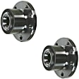 SET-MO513328-2 Front, Driver and Passenger Side Wheel Hub, 5 Lugs, With Bearing,, Problem Solver Series