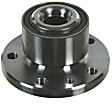 SET-MO513328-2 Front, Driver and Passenger Side Wheel Hub, 5 Lugs, With Bearing,, Problem Solver Series