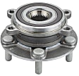 SET-MO513347-2 Front, Driver and Passenger Side Wheel Hub, 5 Lugs, With Bearing, Problem Solver Series