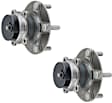 SET-MO513350-2 Front, Driver and Passenger Side Wheel Hub, 5 Lugs, With Bearing, 2.0L, 4Cyl, Problem Solver Series